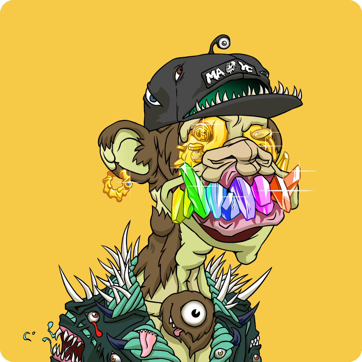 Yuga Labs - Mutant Ape Yacht Club - NFT # 14013