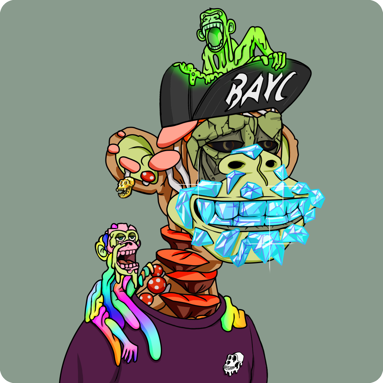 Yuga Labs - Mutant Ape Yacht Club - NFT # 17392