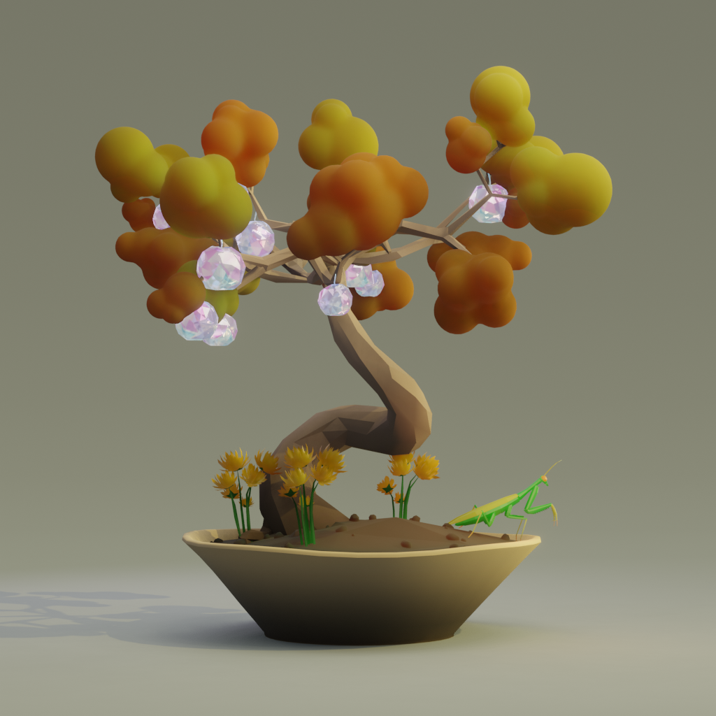 ZENFT Garden Society - Bonsai - Bonsai #344 - NFT # 344