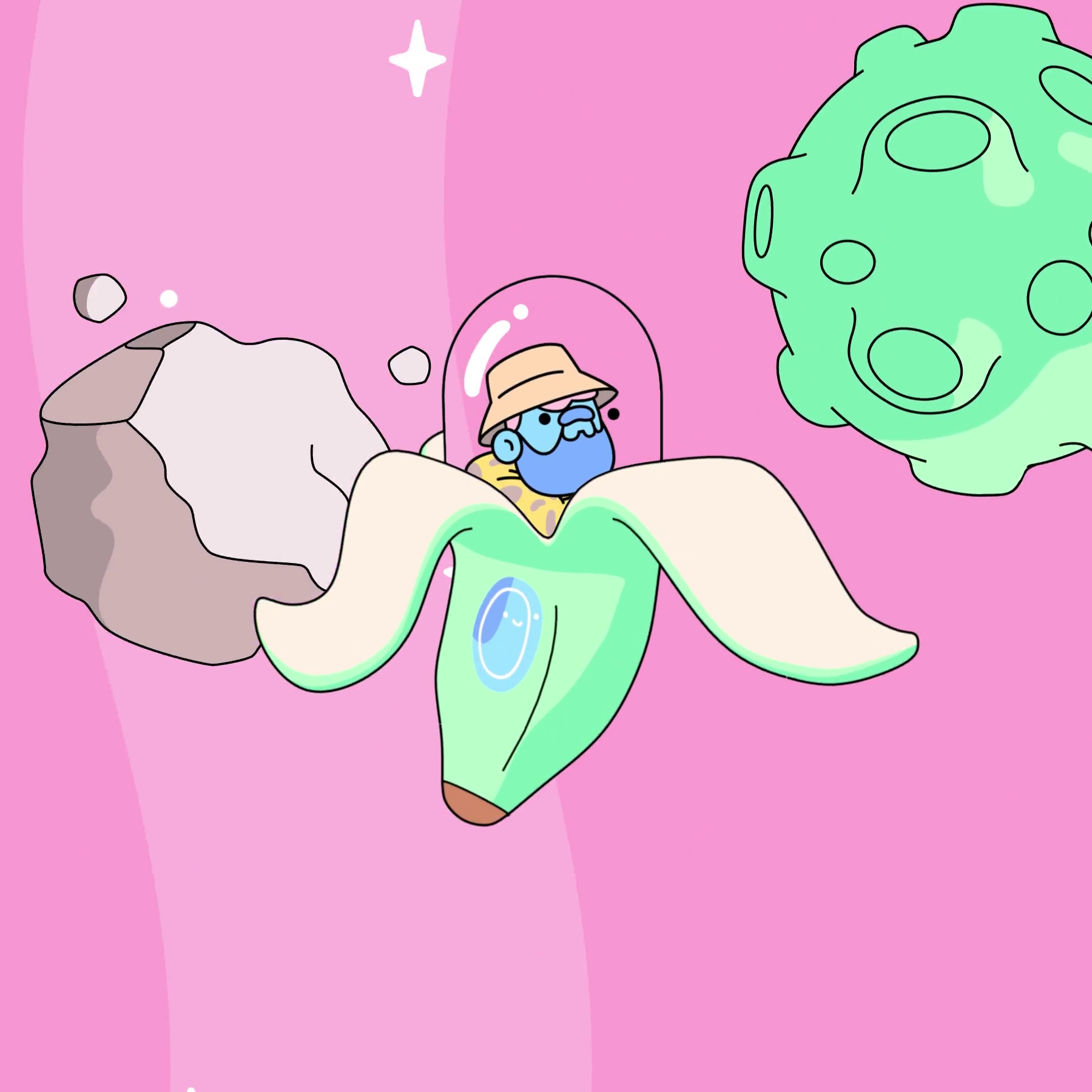 The Doodles Founders - Space Doodles - Space Doodle #511 - NFT # 511