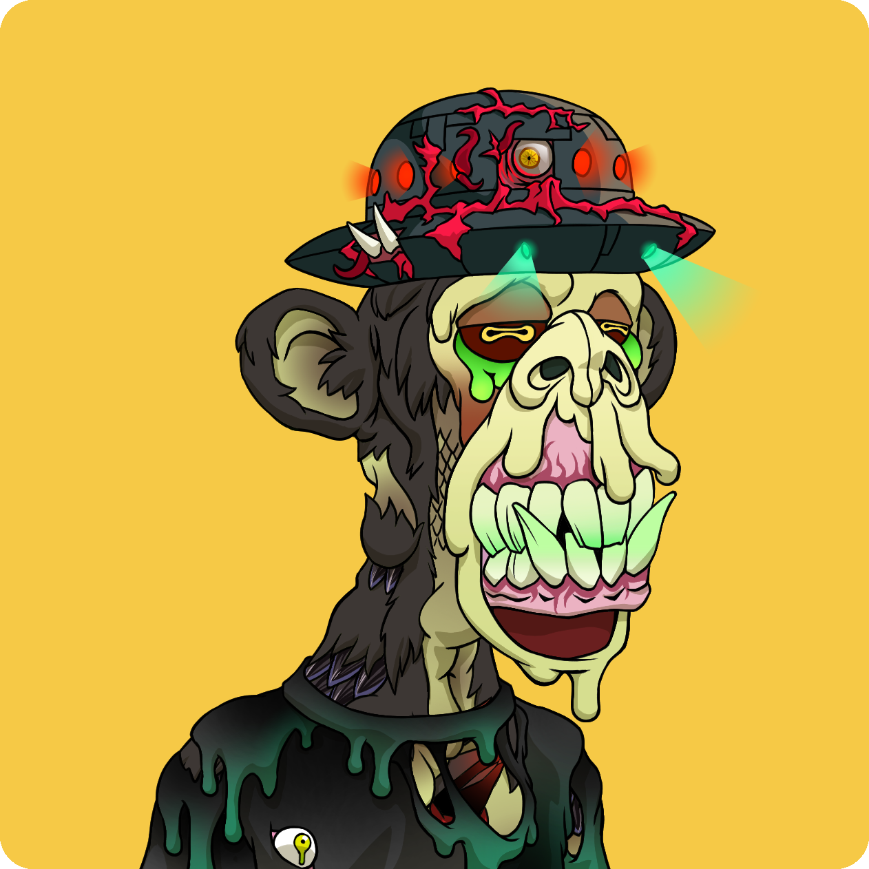 Yuga Labs - Mutant Ape Yacht Club - NFT # 182