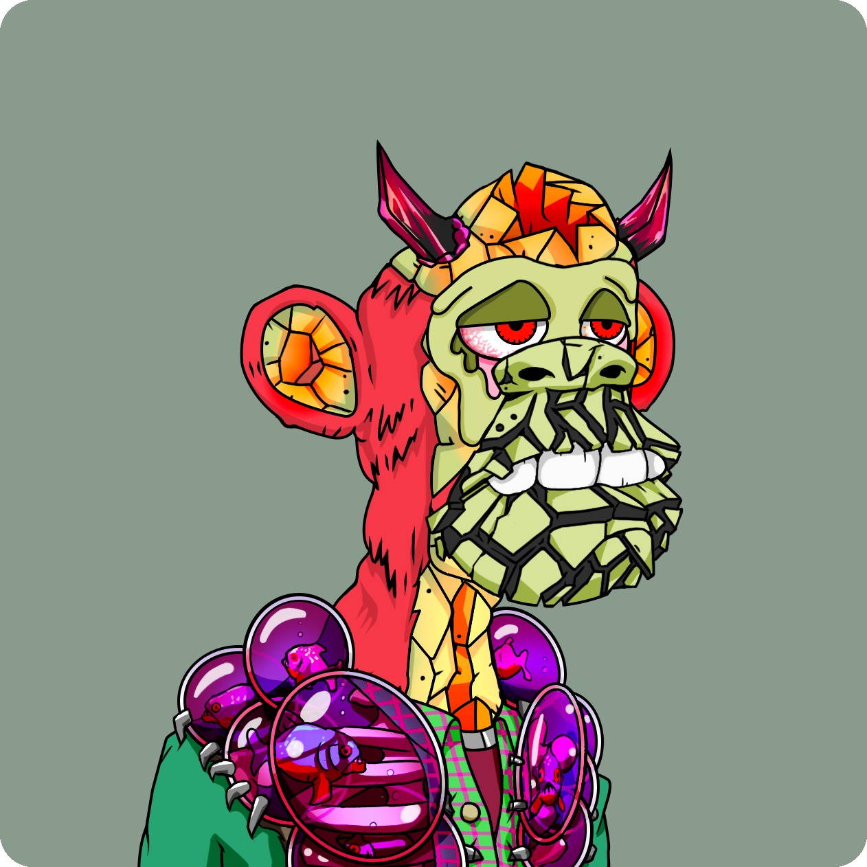 Yuga Labs - Mutant Ape Yacht Club - NFT # 15504