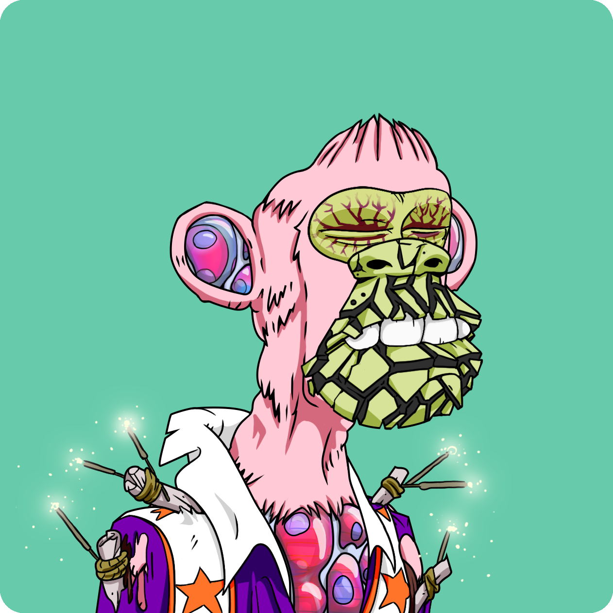 Yuga Labs - Mutant Ape Yacht Club - NFT # 5807