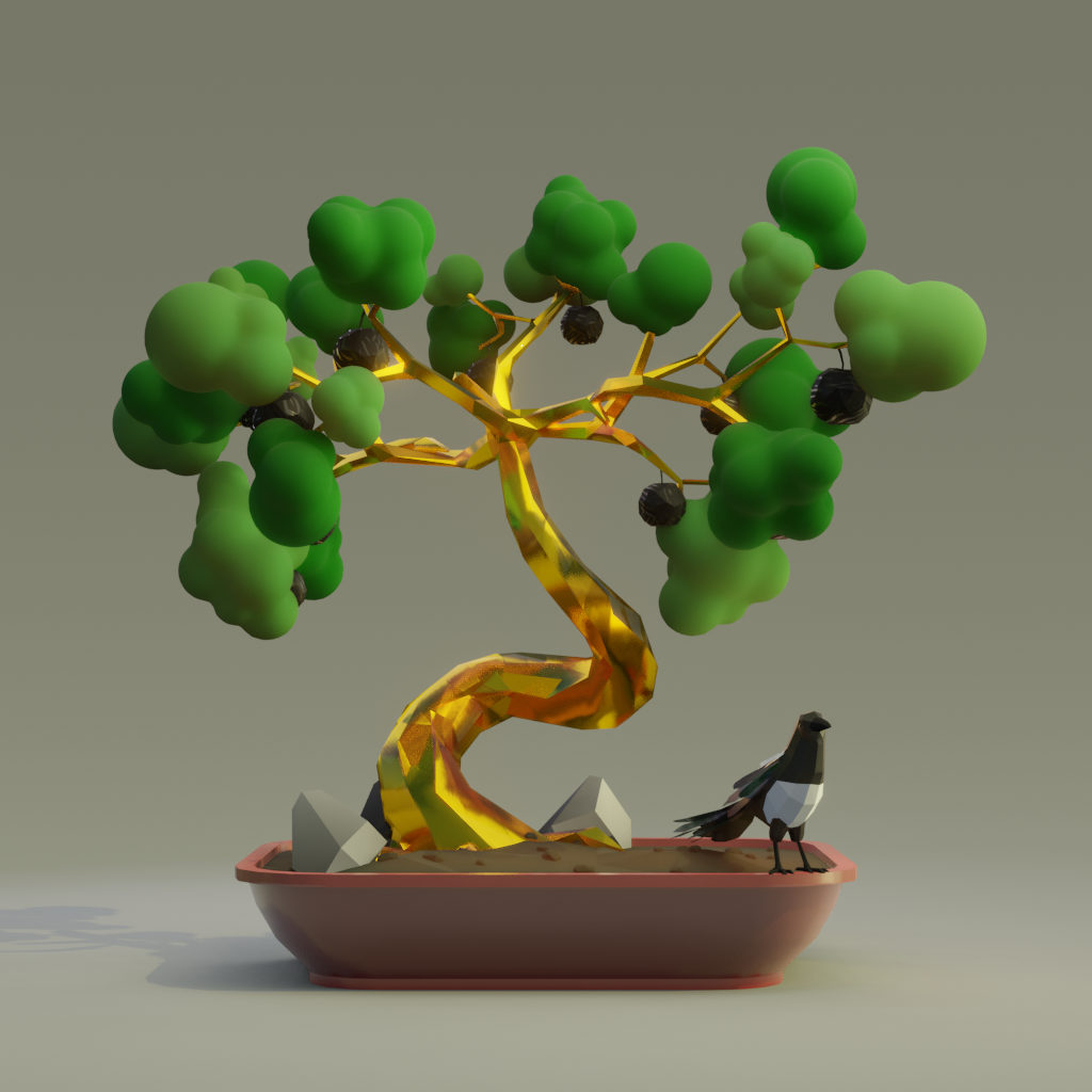 ZENFT Garden Society - Bonsai - Bonsai #8441 - NFT # 8441