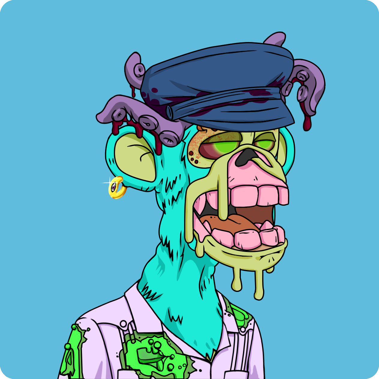 Yuga Labs - Mutant Ape Yacht Club - NFT # 8466