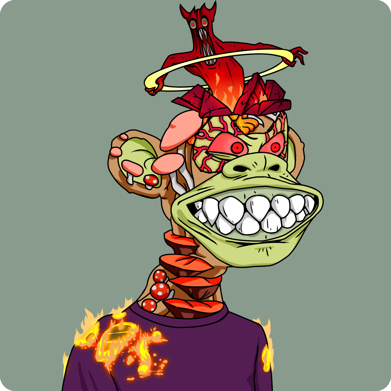 Yuga Labs - Mutant Ape Yacht Club - NFT # 9015