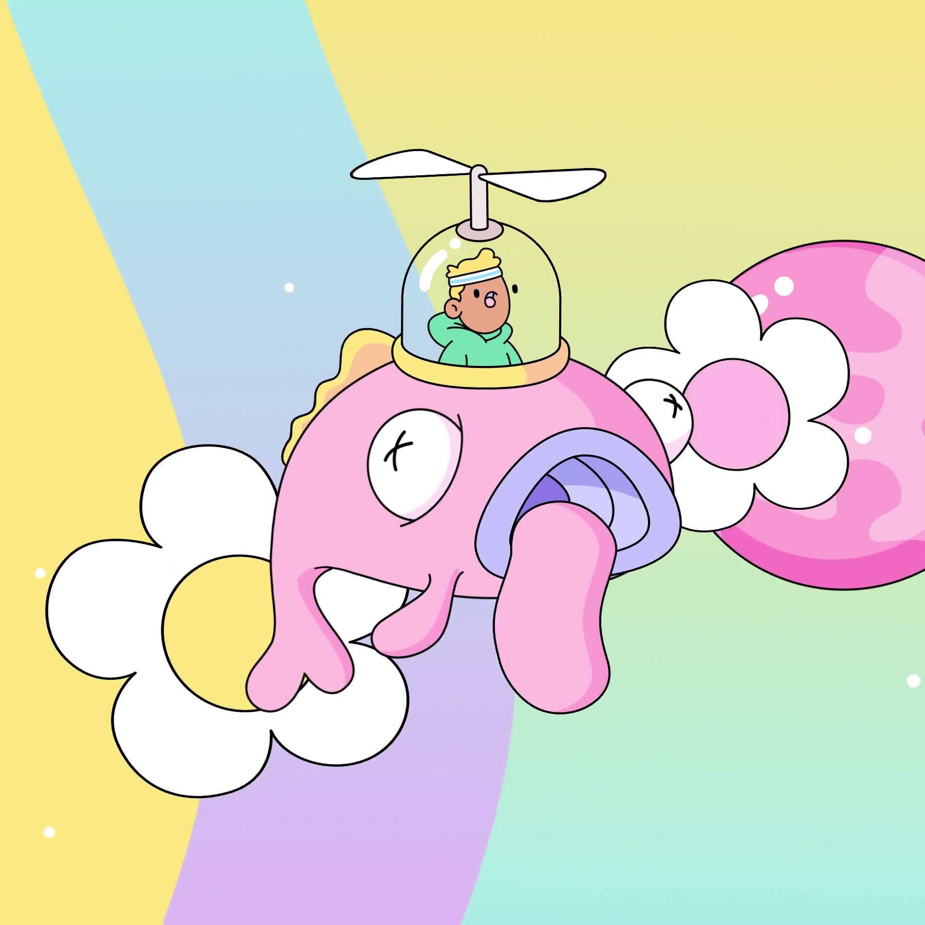 The Doodles Founders - Space Doodles - Space Doodle #477 - NFT # 477