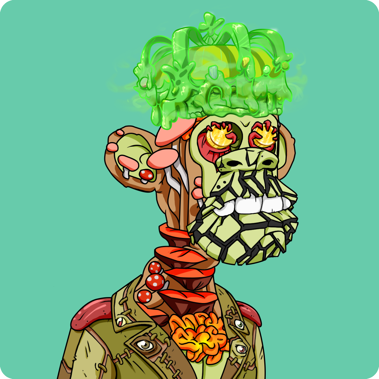 Yuga Labs - Mutant Ape Yacht Club - NFT # 8604