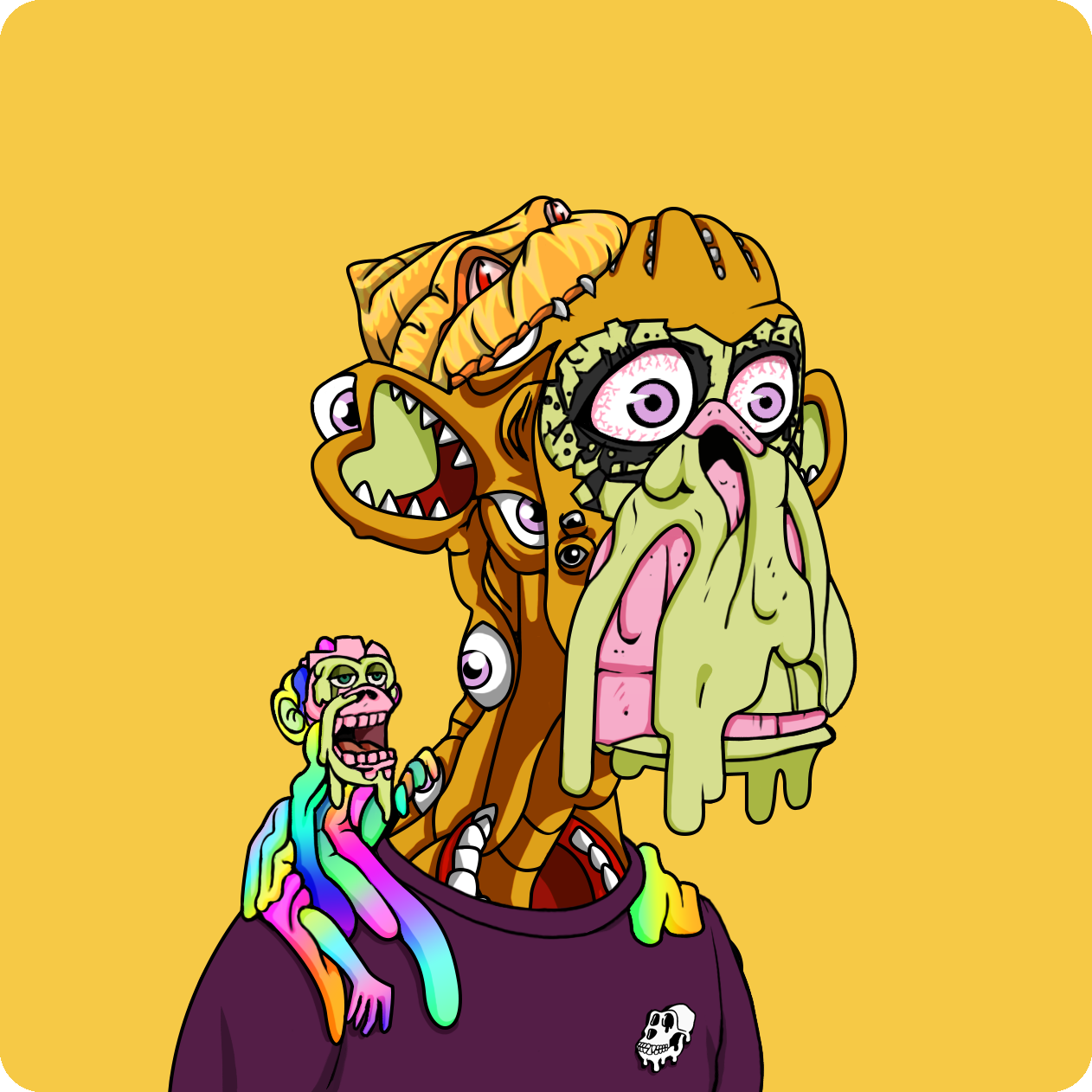 Yuga Labs - Mutant Ape Yacht Club - NFT # 1608