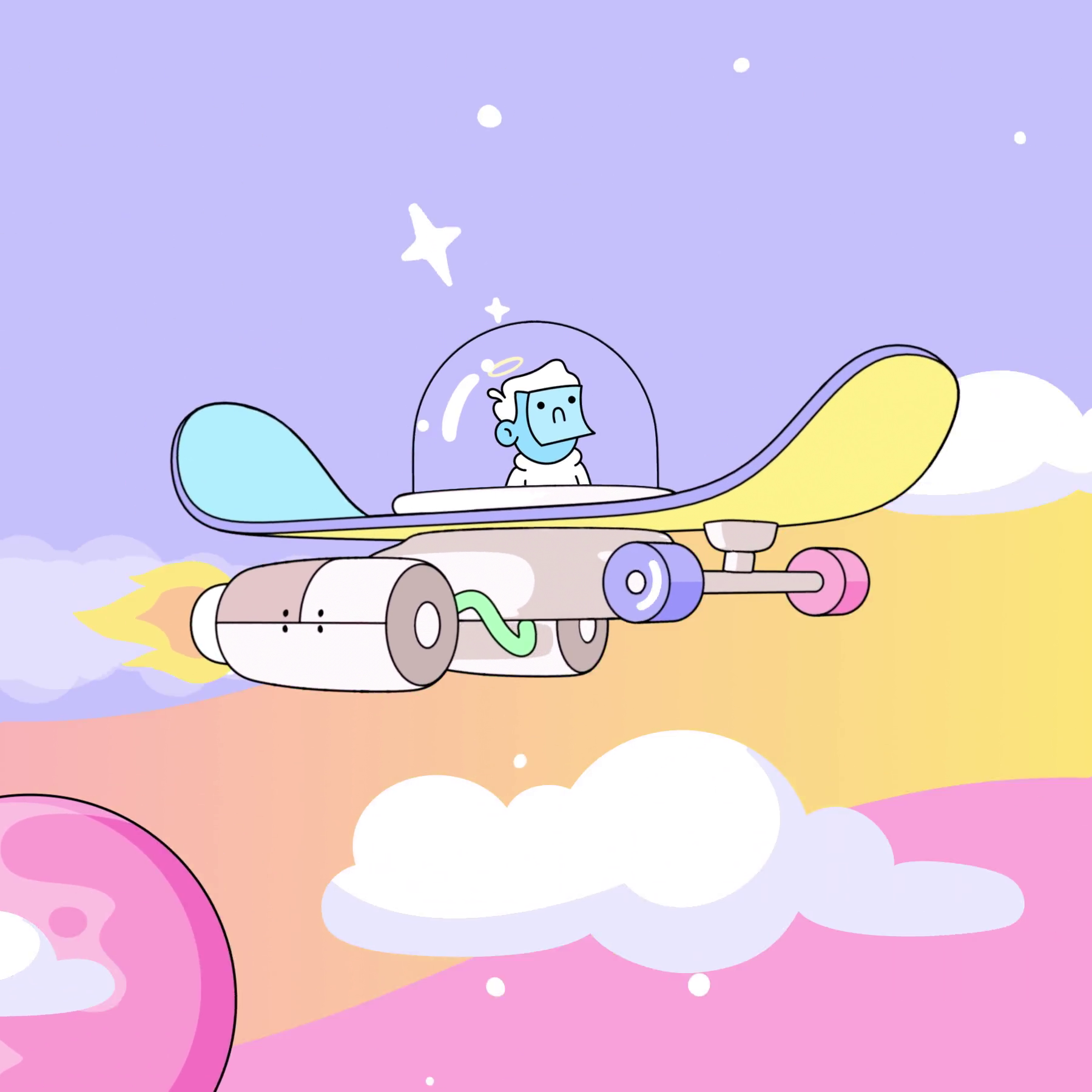 The Doodles Founders - Space Doodles - Space Doodle #495 - NFT # 495