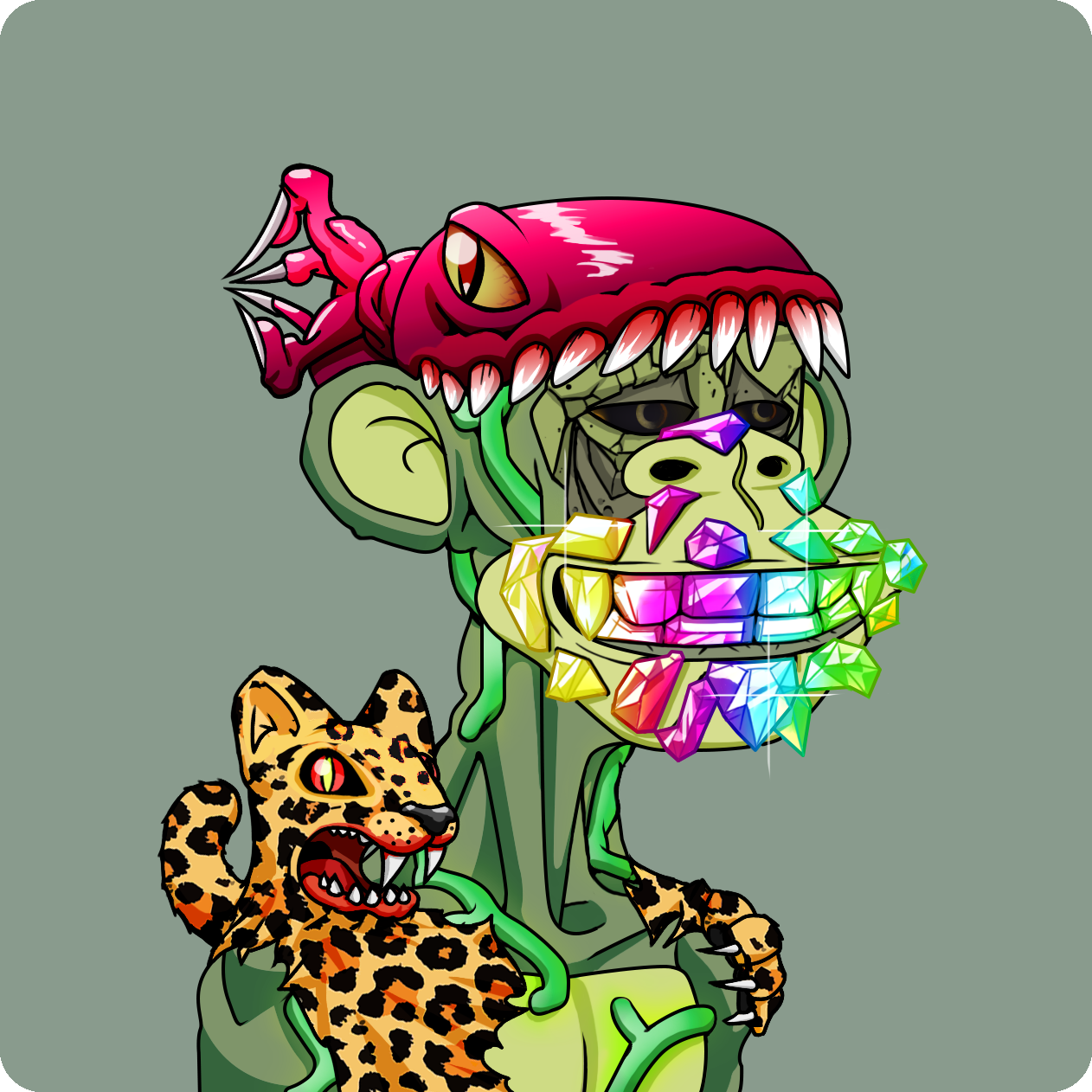 Yuga Labs - Mutant Ape Yacht Club - NFT # 2491