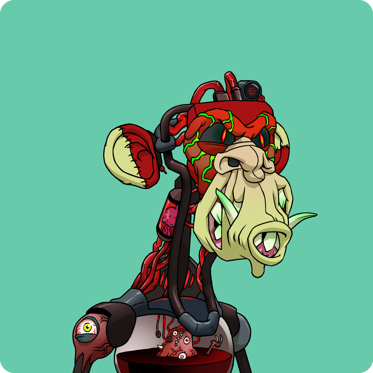 Yuga Labs - Mutant Ape Yacht Club - NFT # 8100