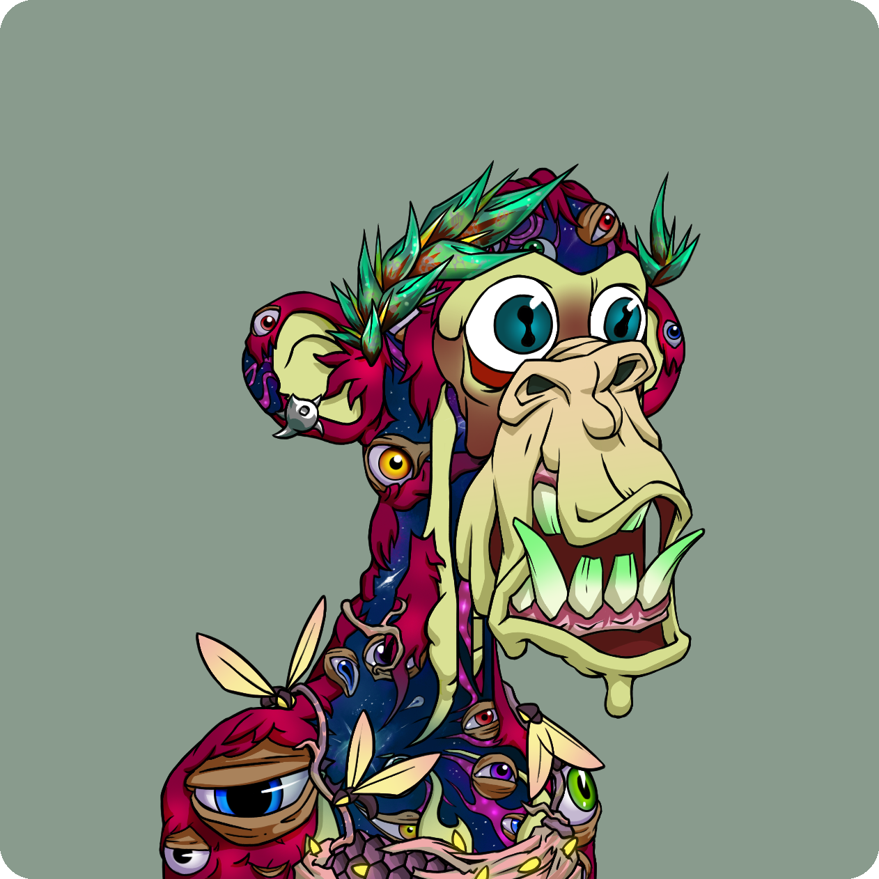 Yuga Labs - Mutant Ape Yacht Club - NFT # 1852