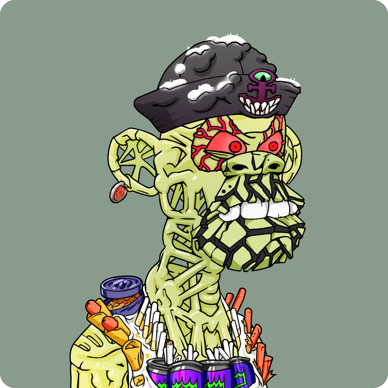 Yuga Labs - Mutant Ape Yacht Club - NFT # 4702