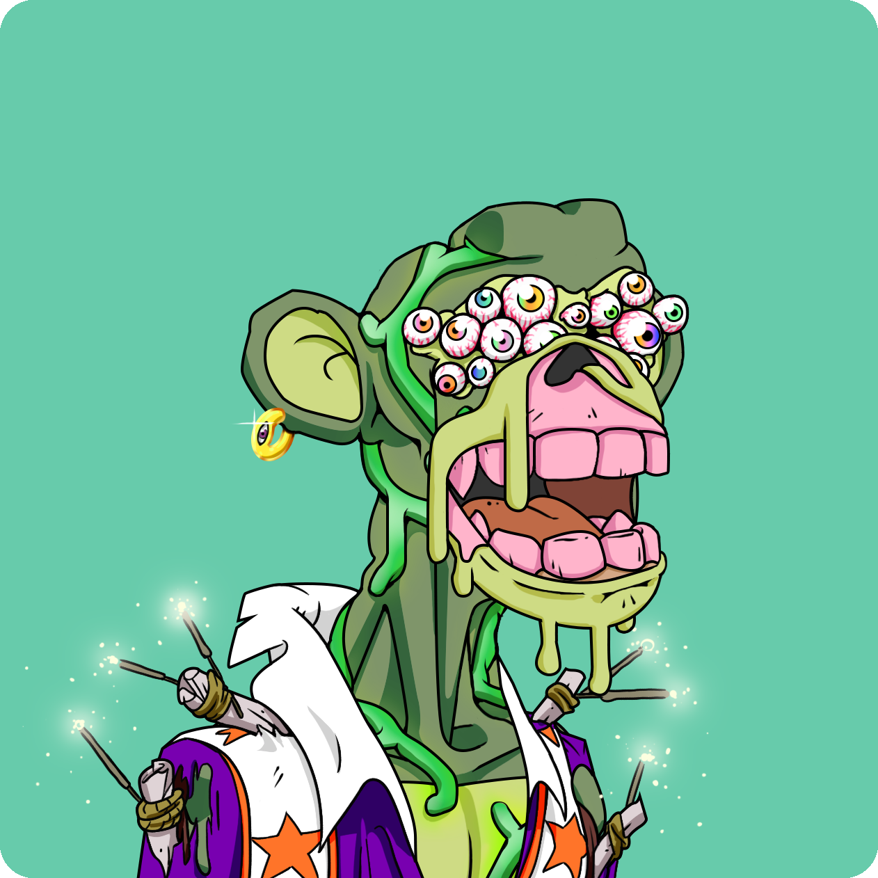 Yuga Labs - Mutant Ape Yacht Club - NFT # 1454