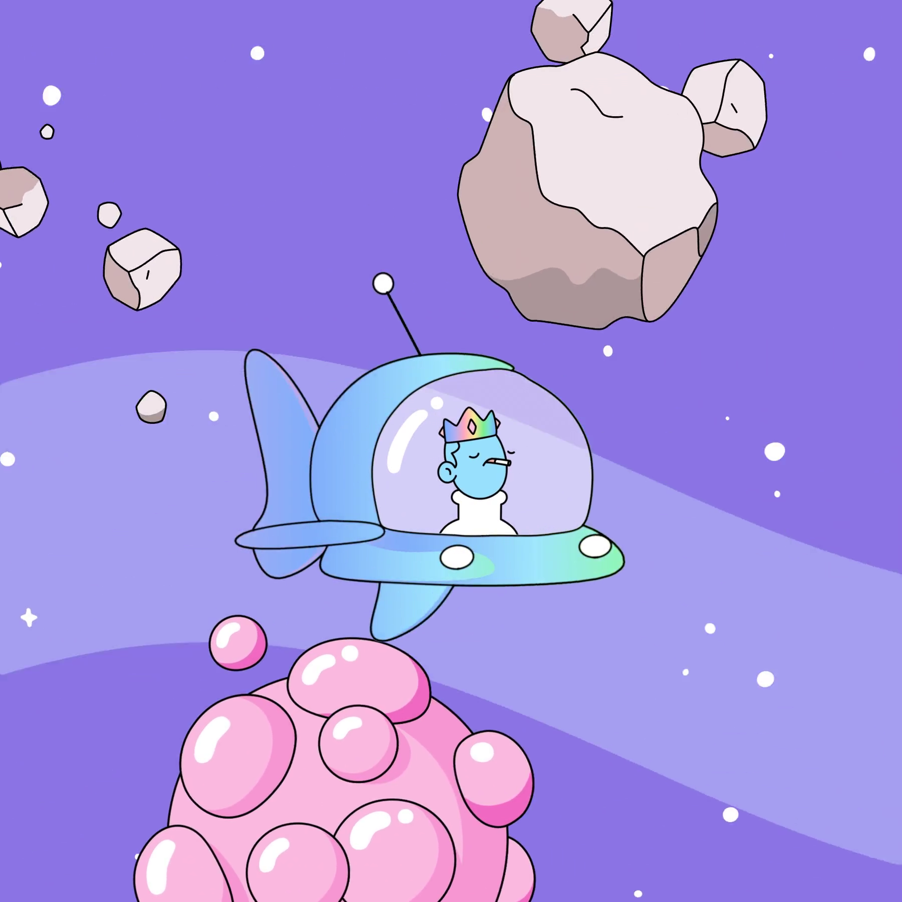 The Doodles Founders - Space Doodles - Space Doodle #357 - NFT # 357