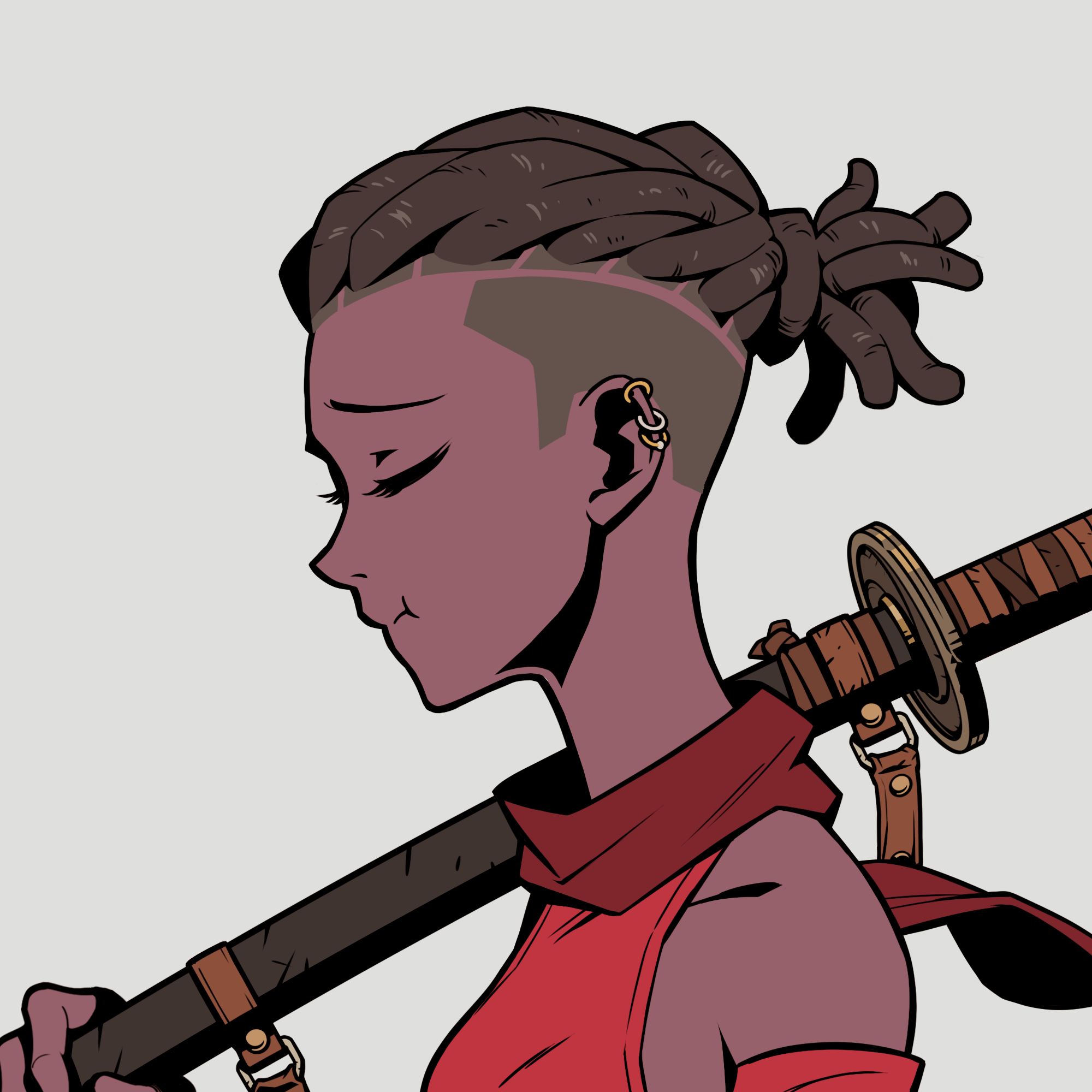 Chiru Labs - Azuki Collection - Azuki #166 - NFT # 166