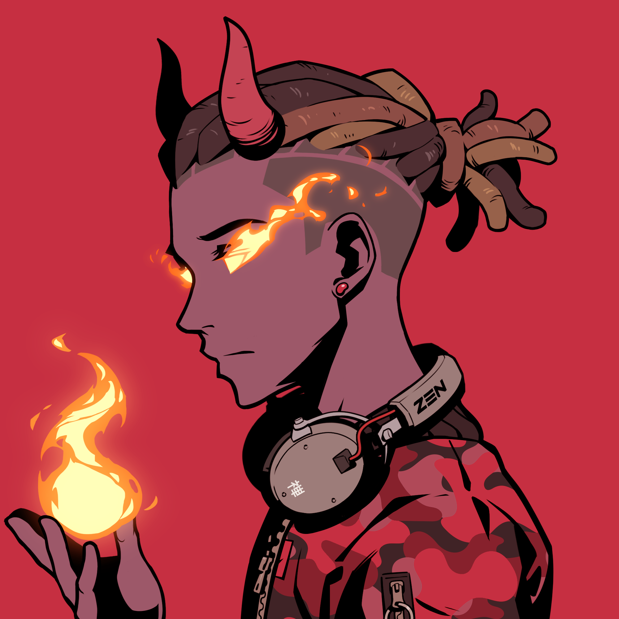 Chiru Labs - Azuki Collection - Azuki #736 - NFT # 736