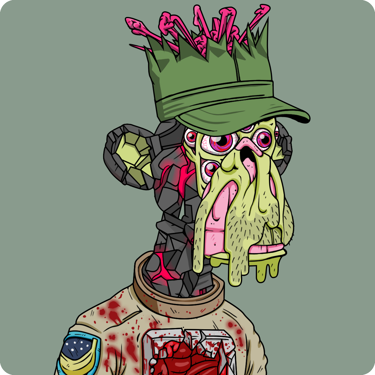 Yuga Labs - Mutant Ape Yacht Club - NFT # 19370