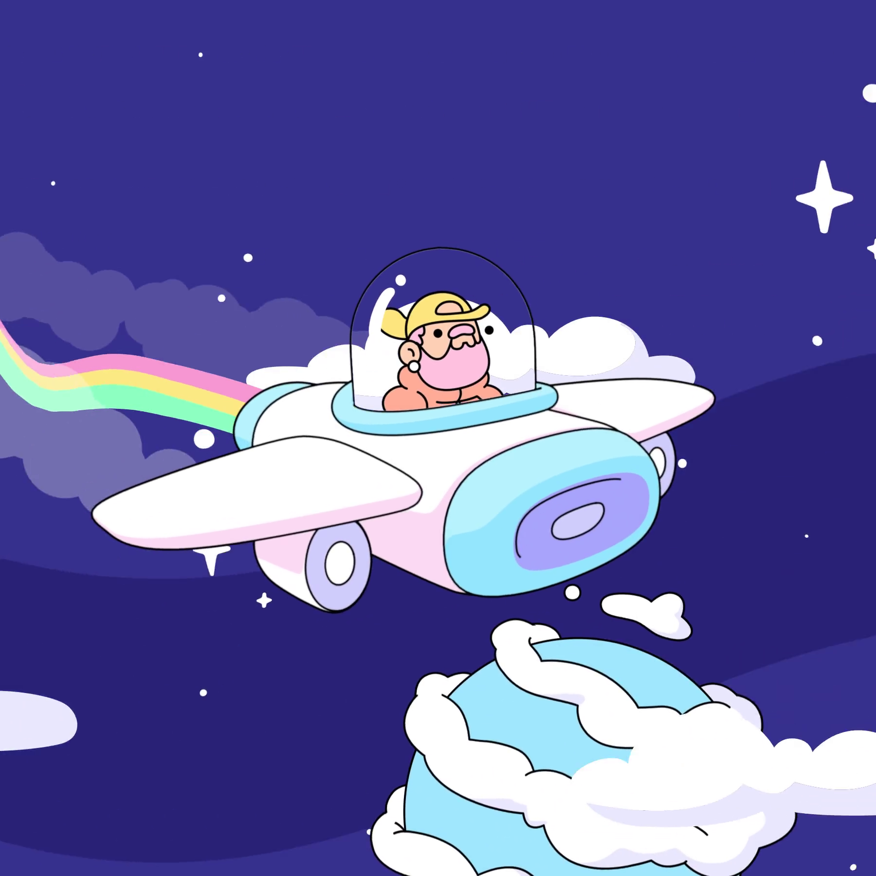 The Doodles Founders - Space Doodles - Space Doodle #48 - NFT # 48