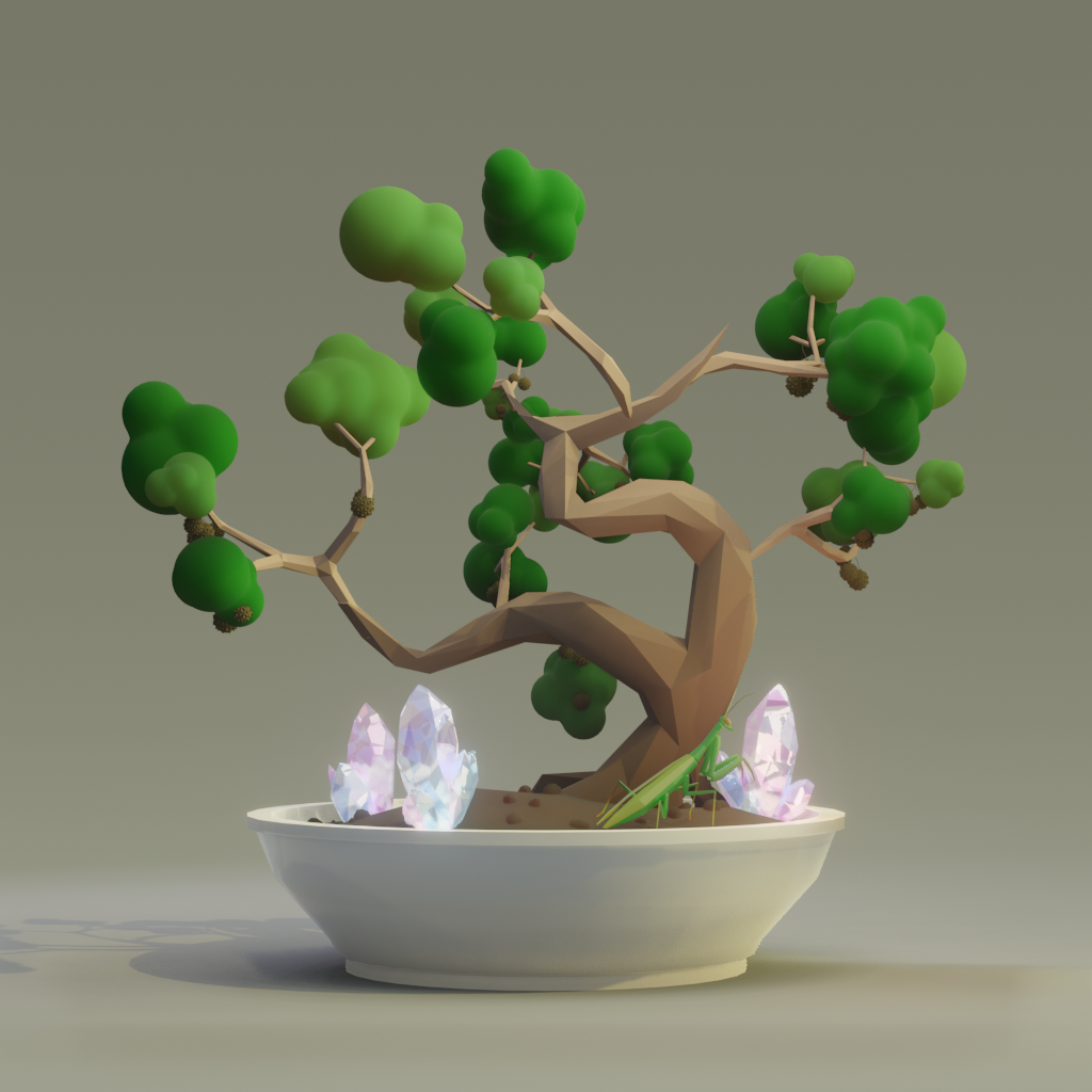 ZENFT Garden Society - Bonsai - Bonsai #8863 - NFT # 8863