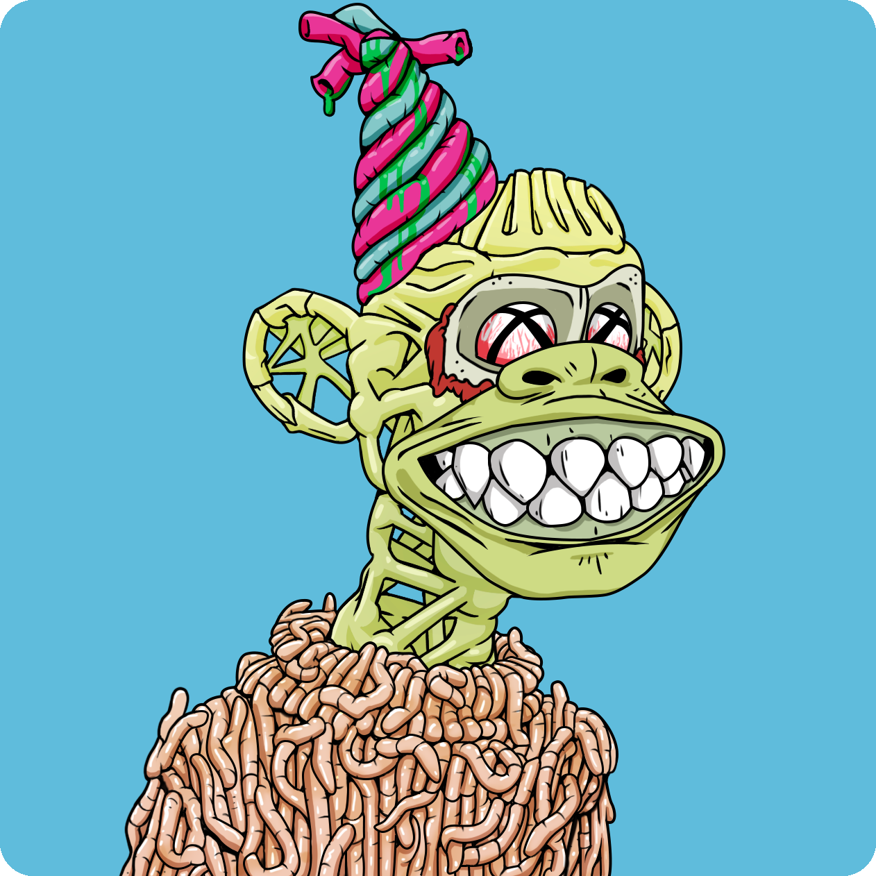 Yuga Labs - Mutant Ape Yacht Club - NFT # 3357