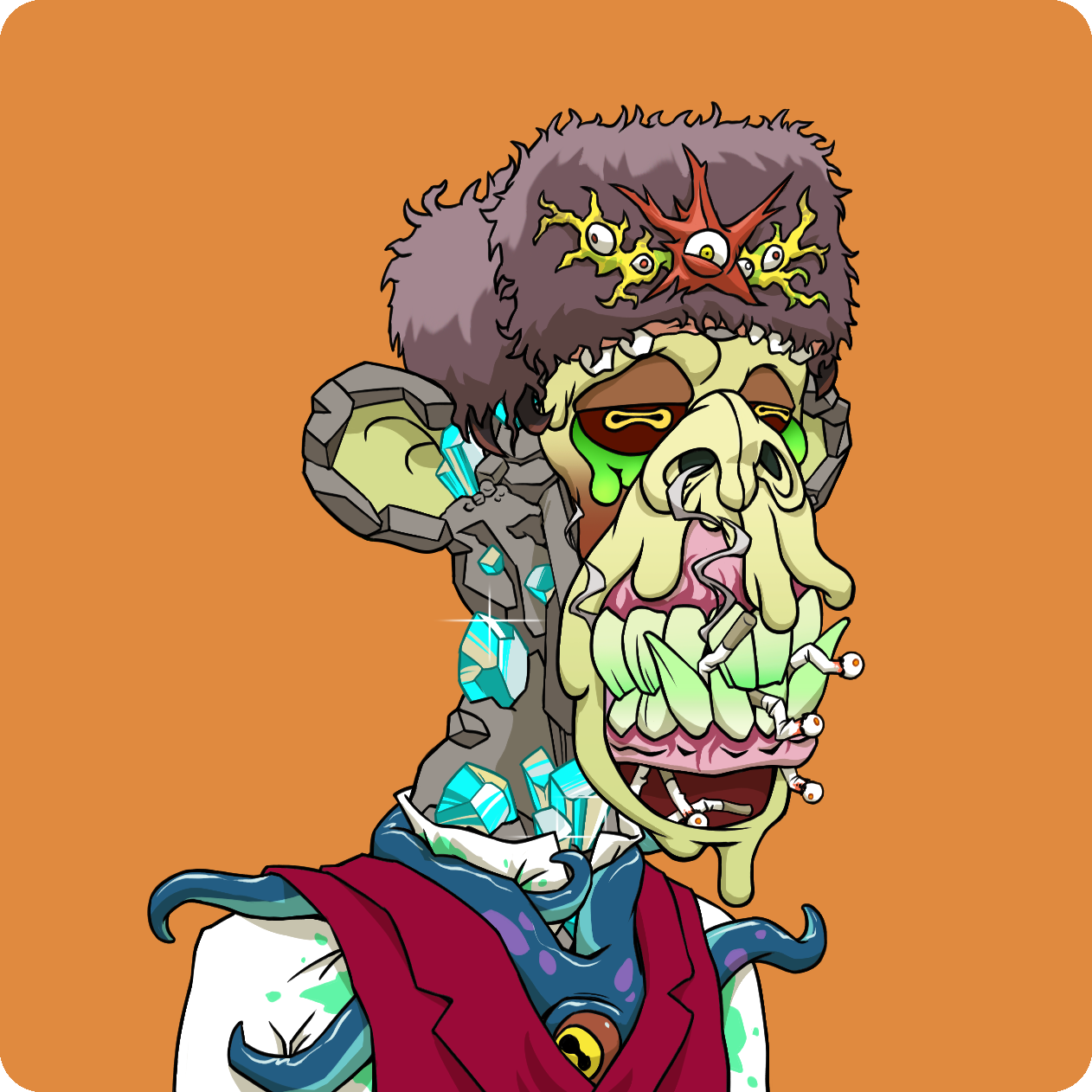 Yuga Labs - Mutant Ape Yacht Club - NFT # 3737