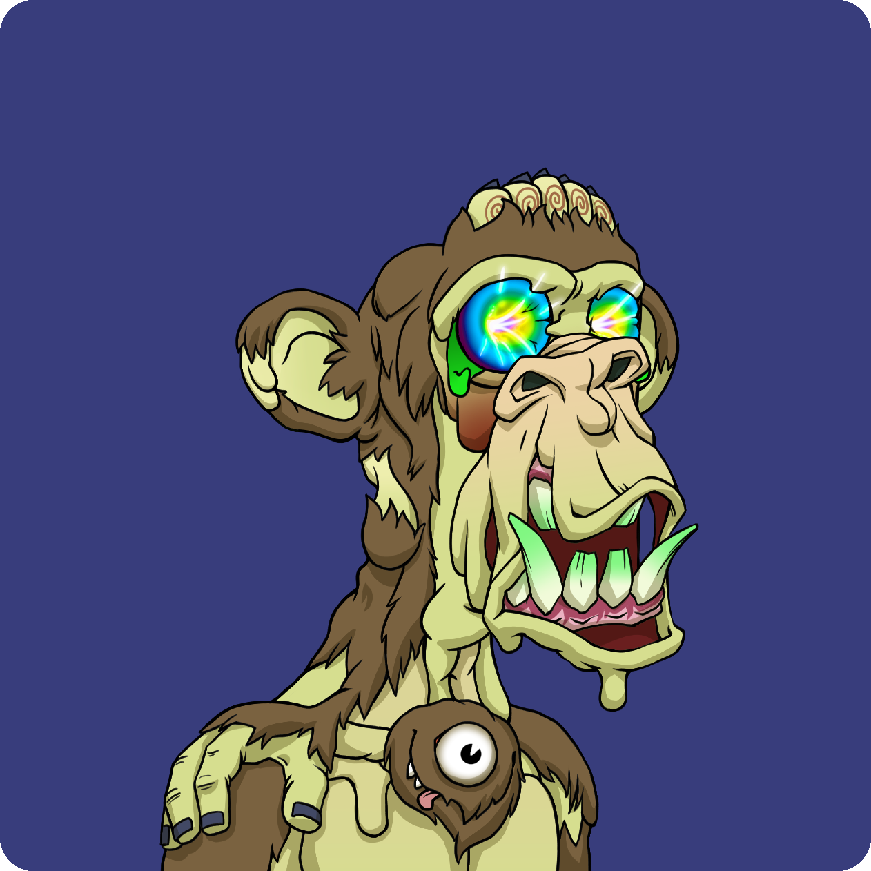 Yuga Labs - Mutant Ape Yacht Club - NFT # 2977