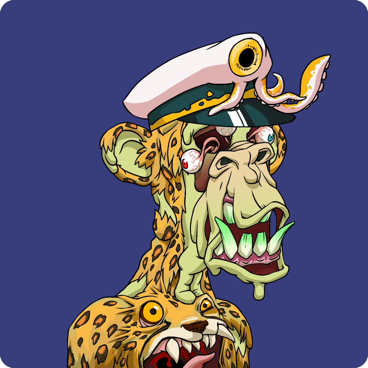 Yuga Labs - Mutant Ape Yacht Club - NFT # 8458