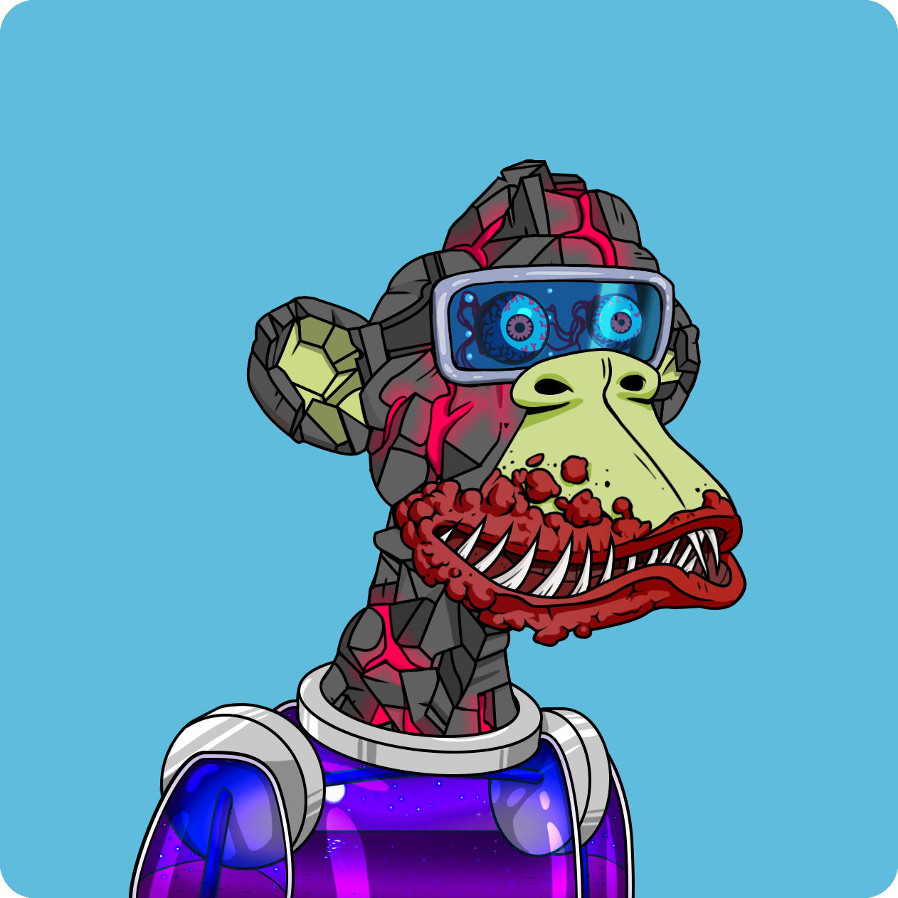 Yuga Labs - Mutant Ape Yacht Club - NFT # 1619