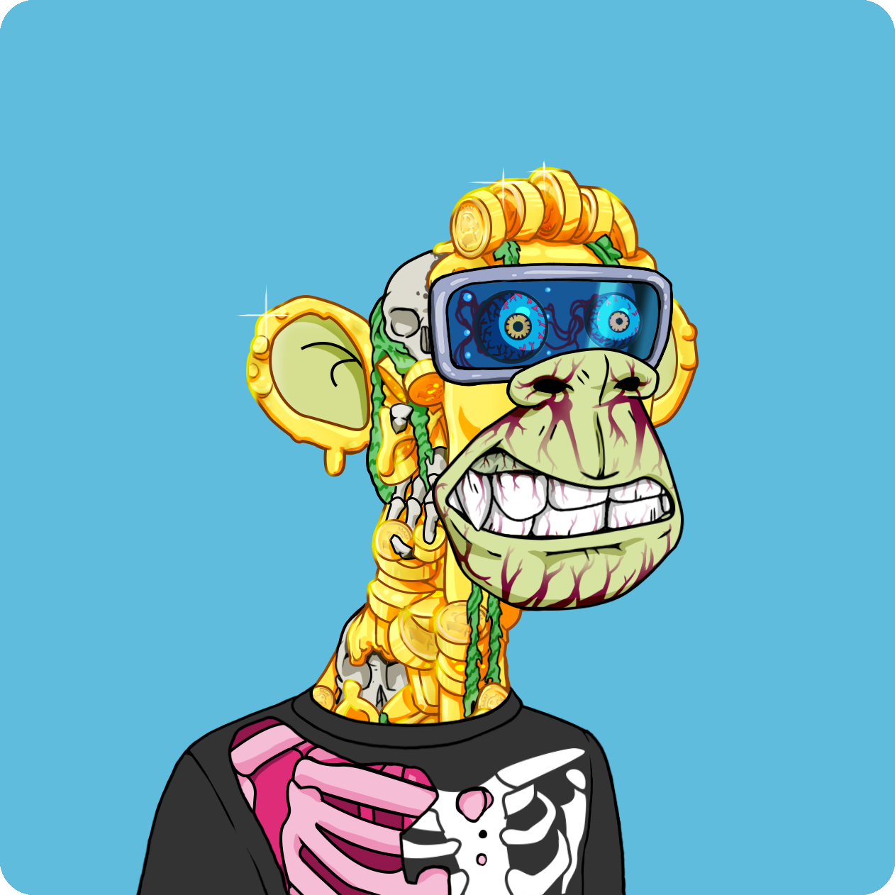 Yuga Labs - Mutant Ape Yacht Club - NFT # 8885