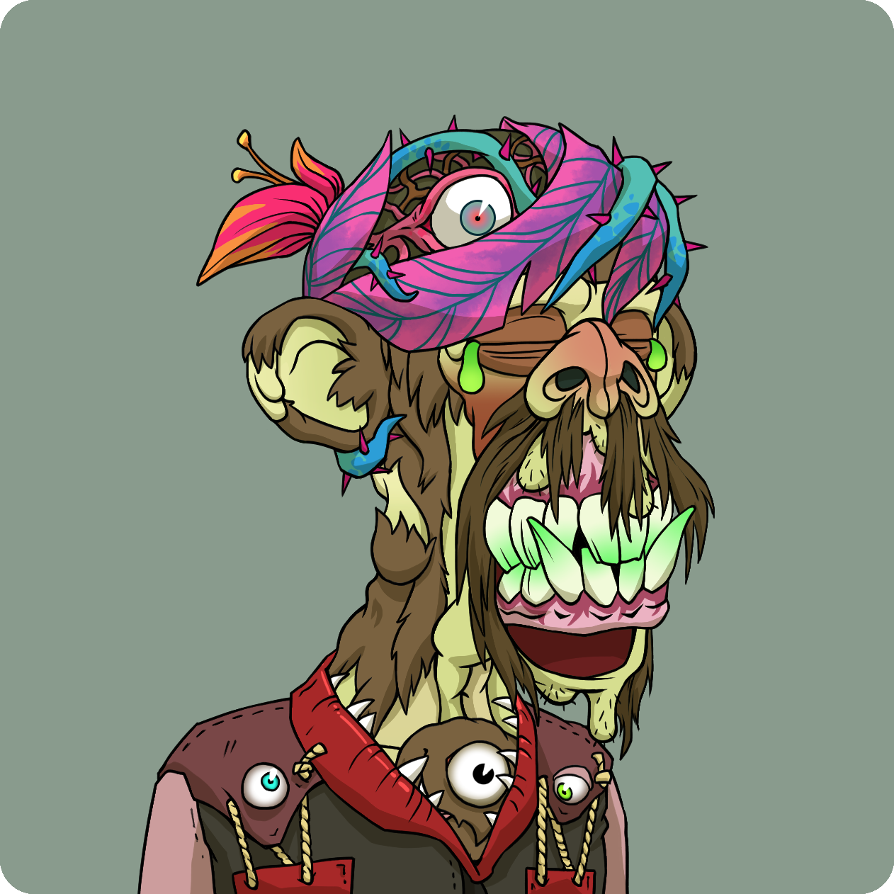 Yuga Labs - Mutant Ape Yacht Club - NFT # 11105