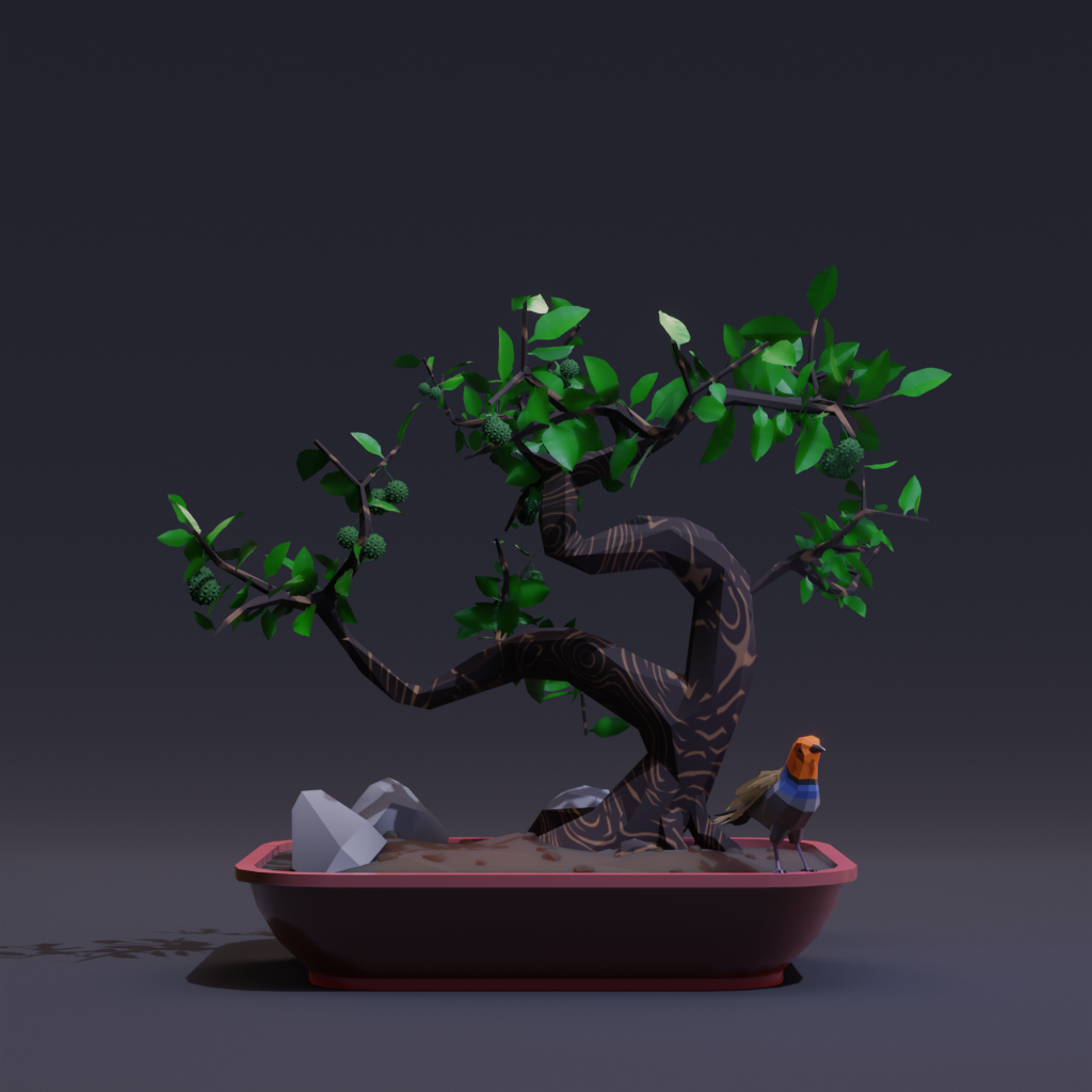 ZENFT Garden Society - Bonsai - Bonsai #8556 - NFT # 8556