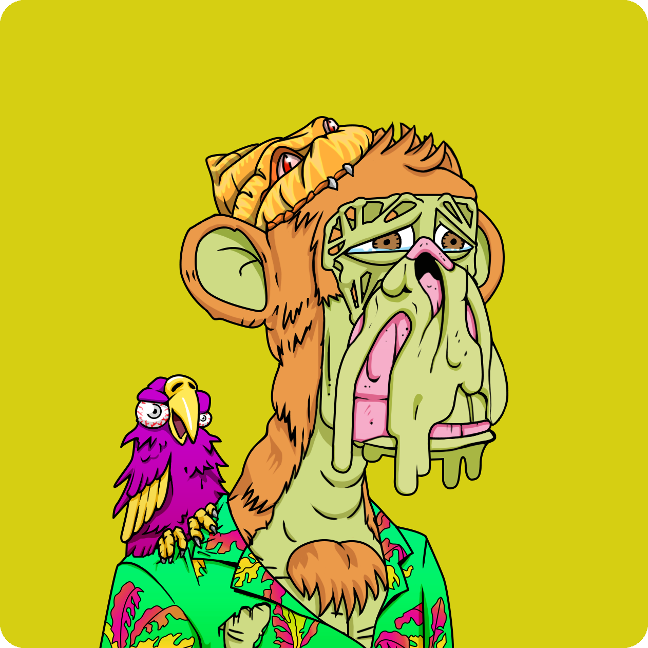 Yuga Labs - Mutant Ape Yacht Club - NFT # 7496