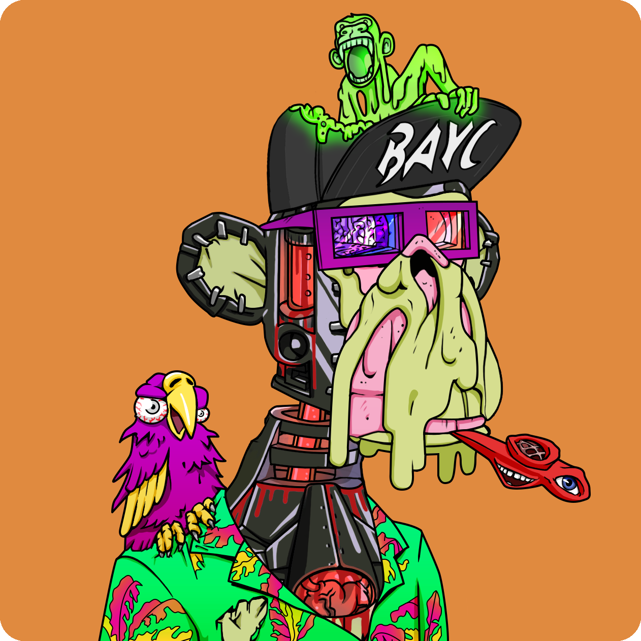 Yuga Labs - Mutant Ape Yacht Club - NFT # 2093