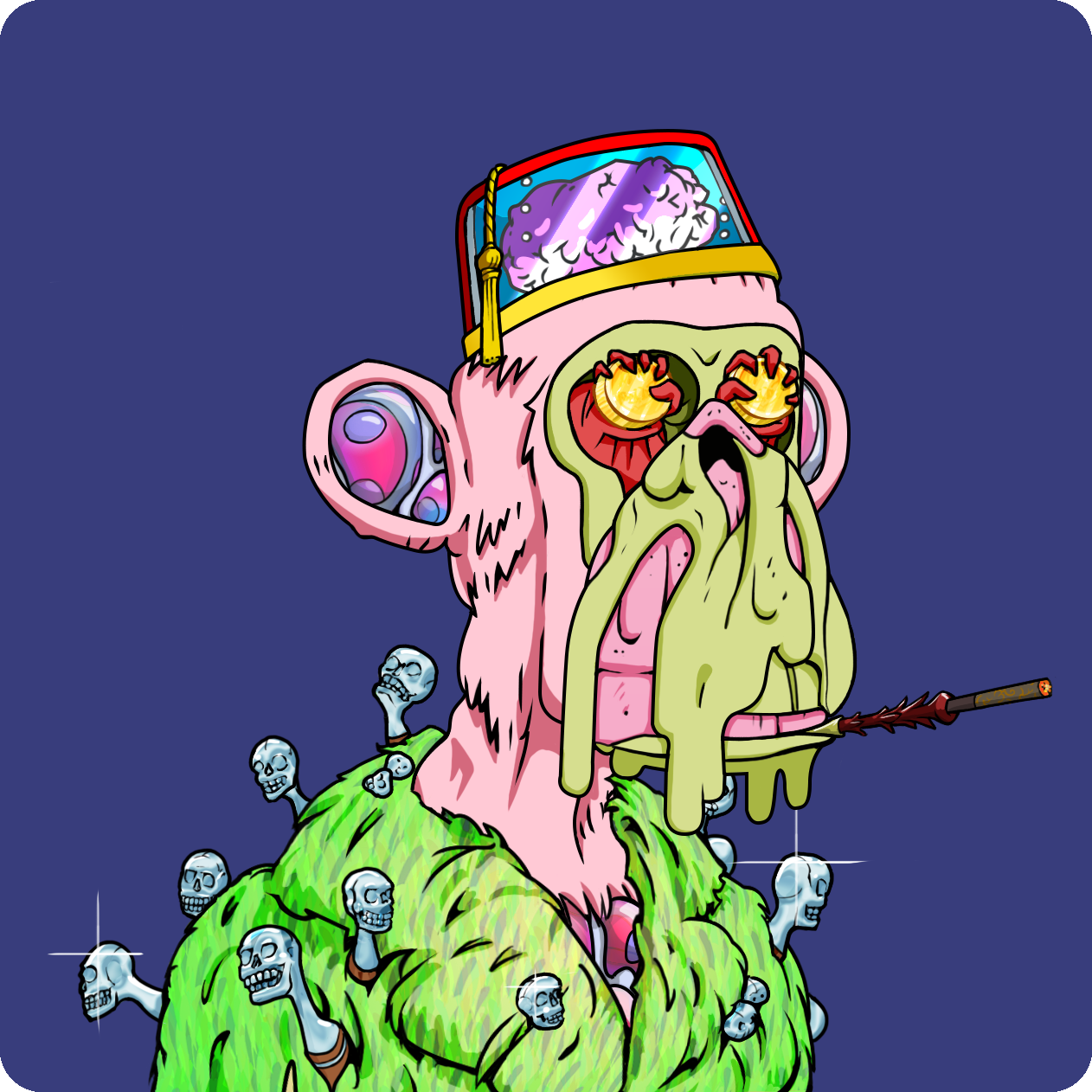 Yuga Labs - Mutant Ape Yacht Club - NFT # 10722