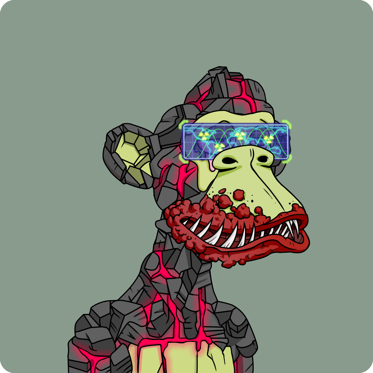 Yuga Labs - Mutant Ape Yacht Club - NFT # 5022