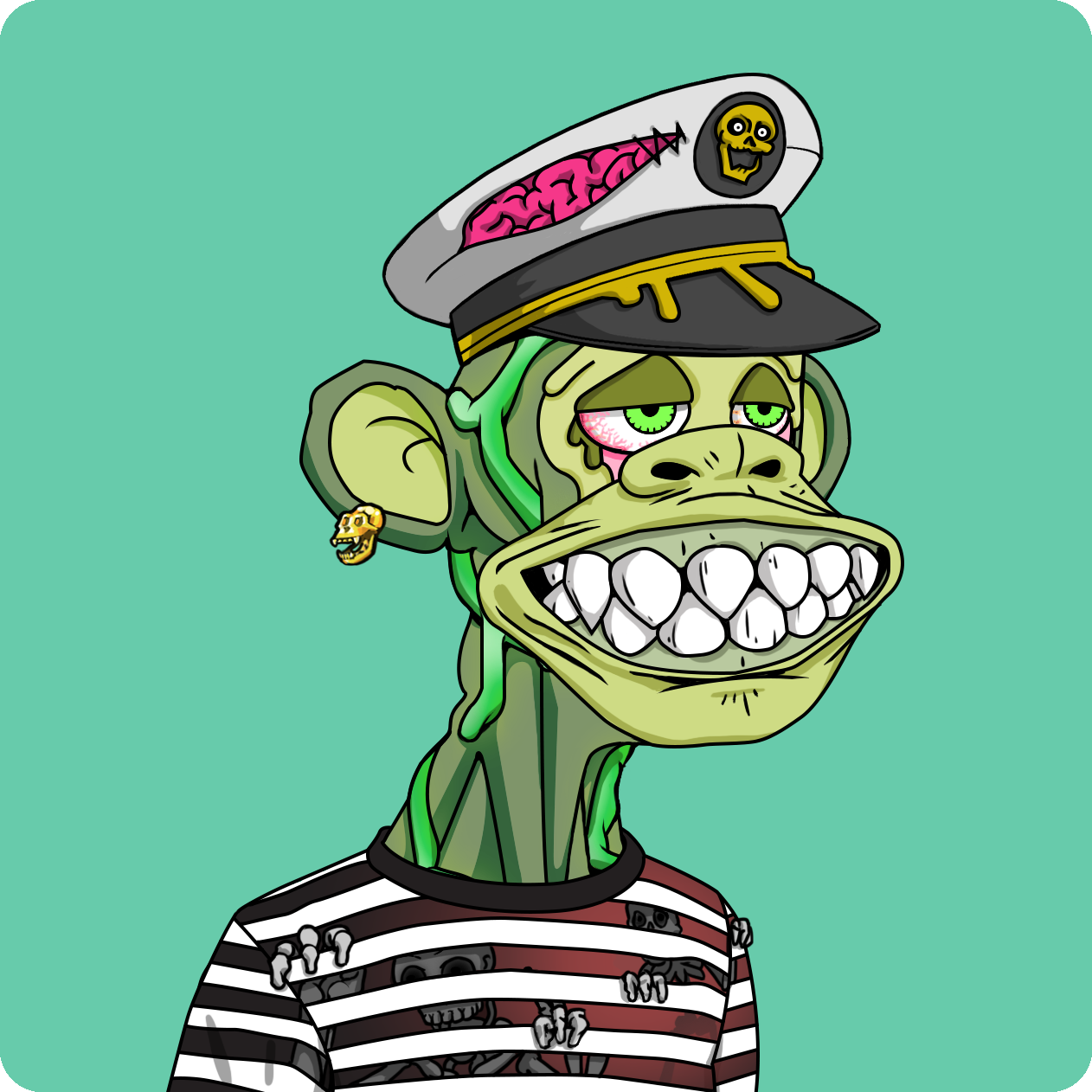 Yuga Labs - Mutant Ape Yacht Club - NFT # 2100