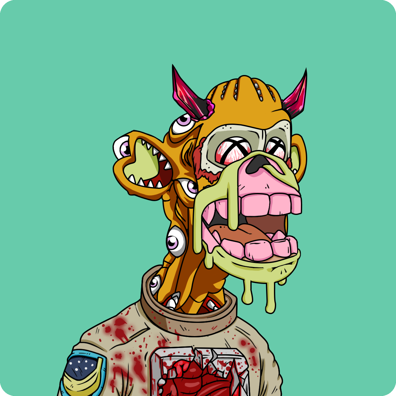 Yuga Labs - Mutant Ape Yacht Club - NFT # 17452