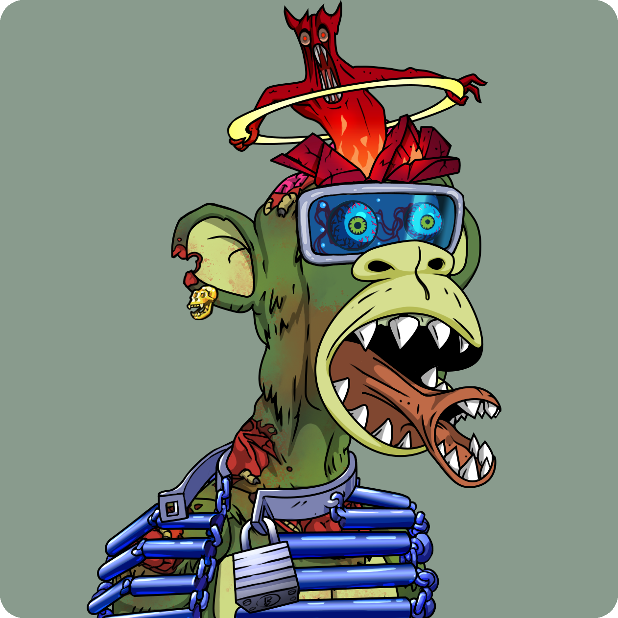 Yuga Labs - Mutant Ape Yacht Club - NFT # 2993