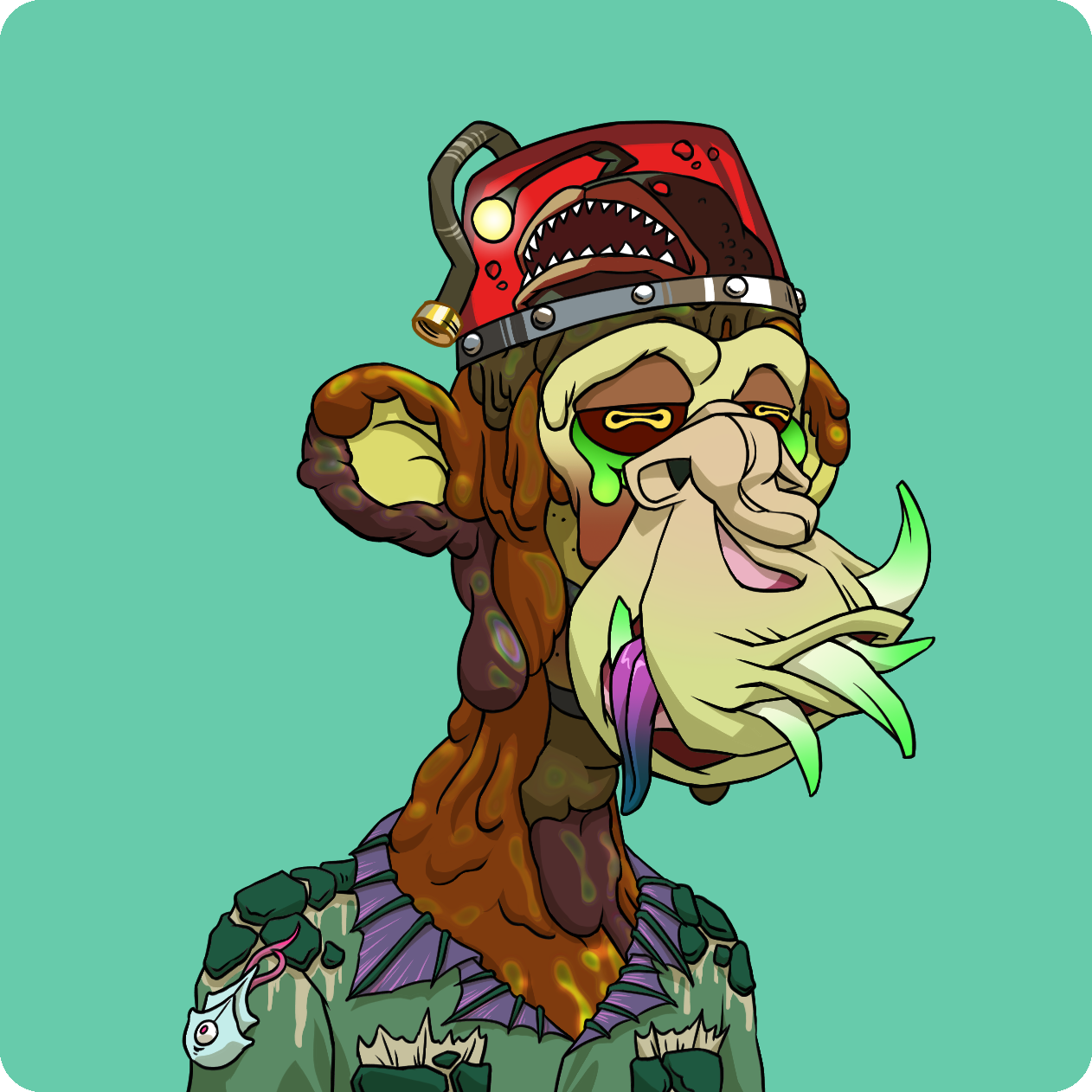 Yuga Labs - Mutant Ape Yacht Club - NFT # 3810