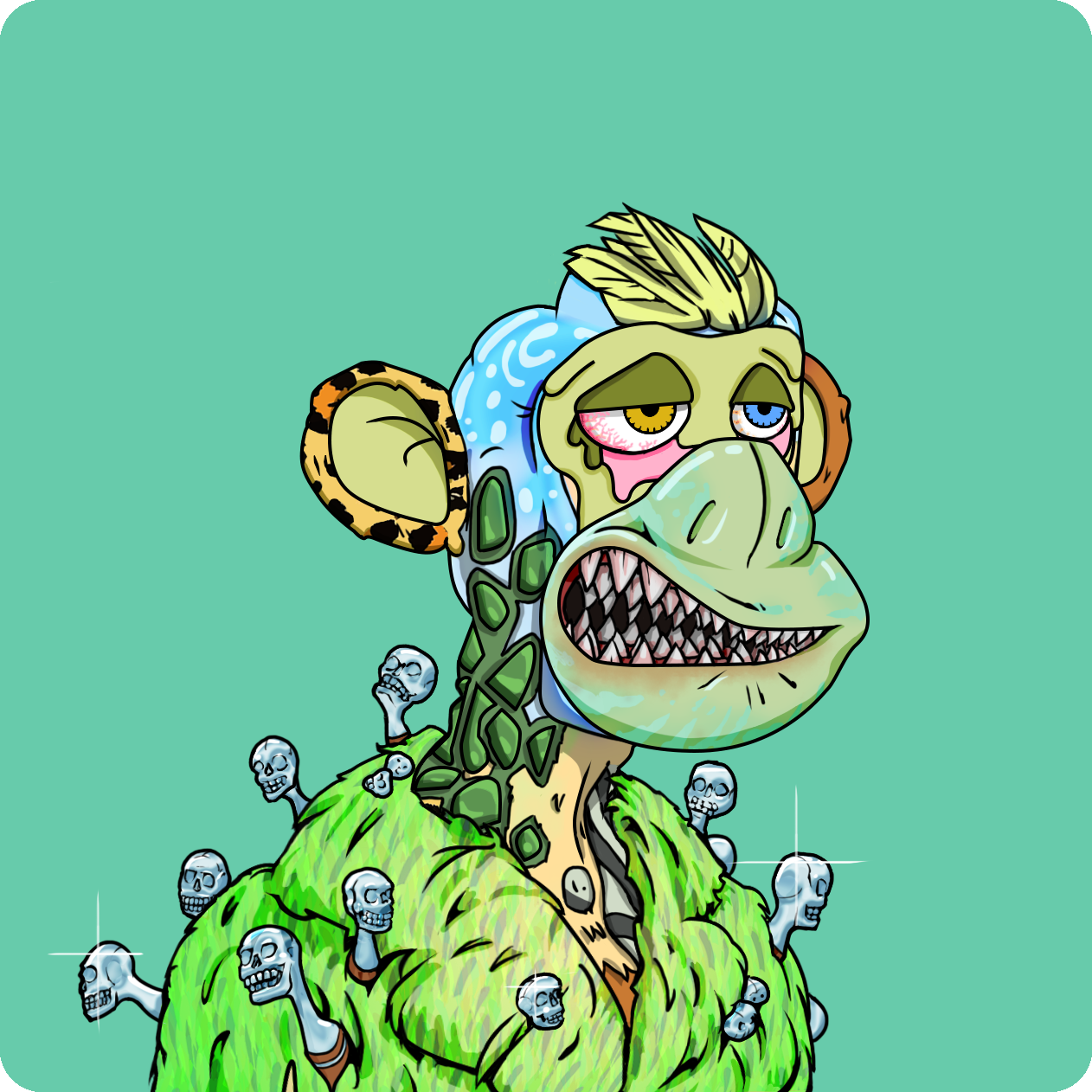 Yuga Labs - Mutant Ape Yacht Club - NFT # 17556