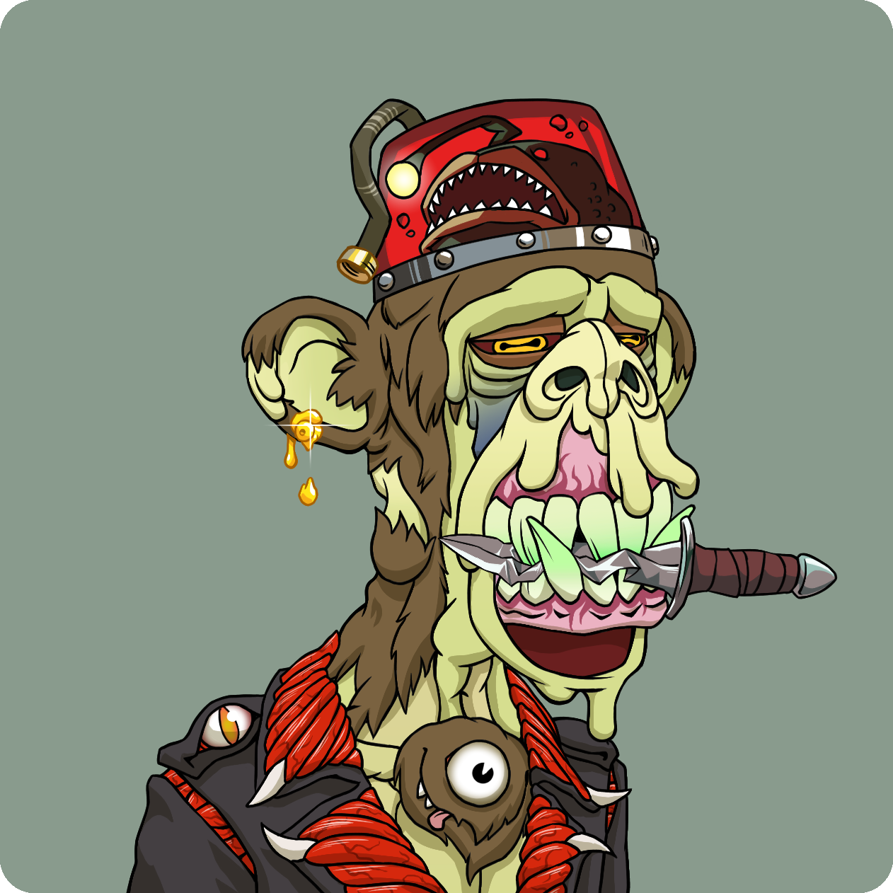 Yuga Labs - Mutant Ape Yacht Club - NFT # 8711