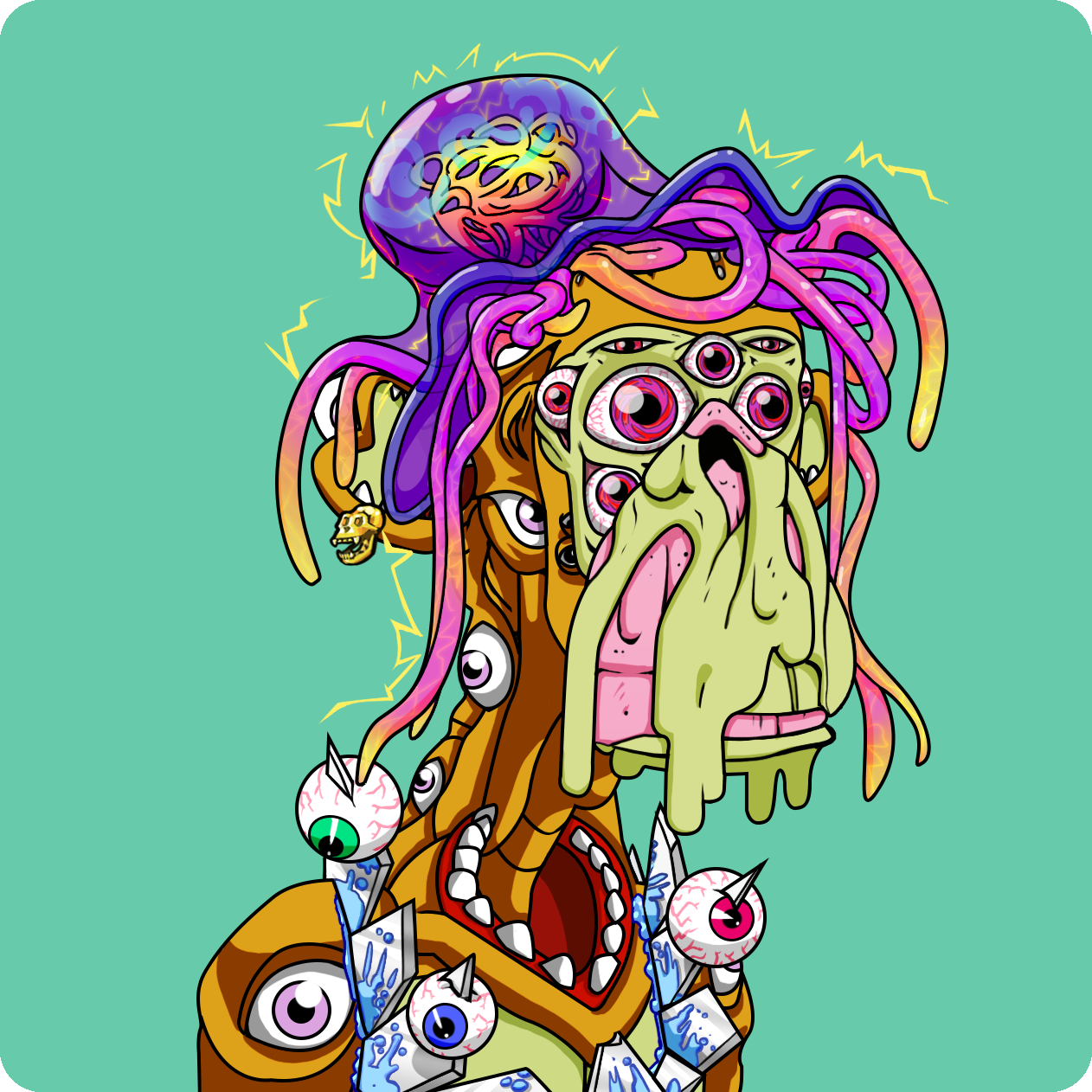 Yuga Labs - Mutant Ape Yacht Club - NFT # 10708