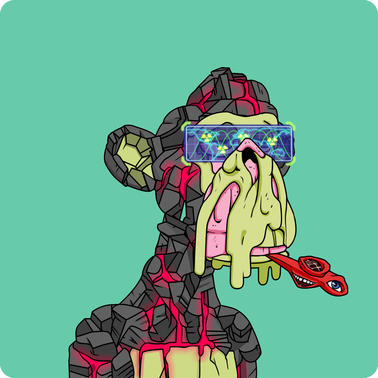 Yuga Labs - Mutant Ape Yacht Club - NFT # 3444