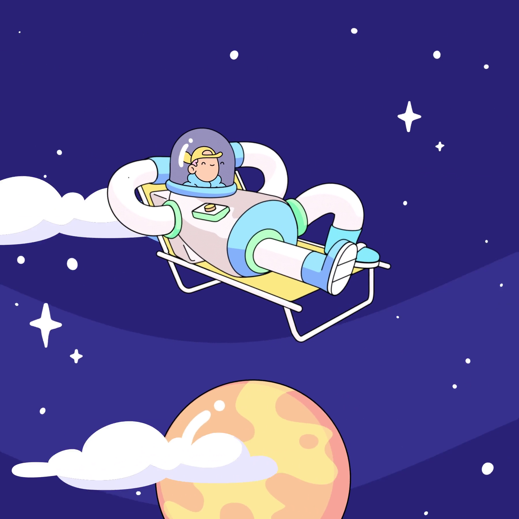 The Doodles Founders - Space Doodles - Space Doodle #432 - NFT # 432