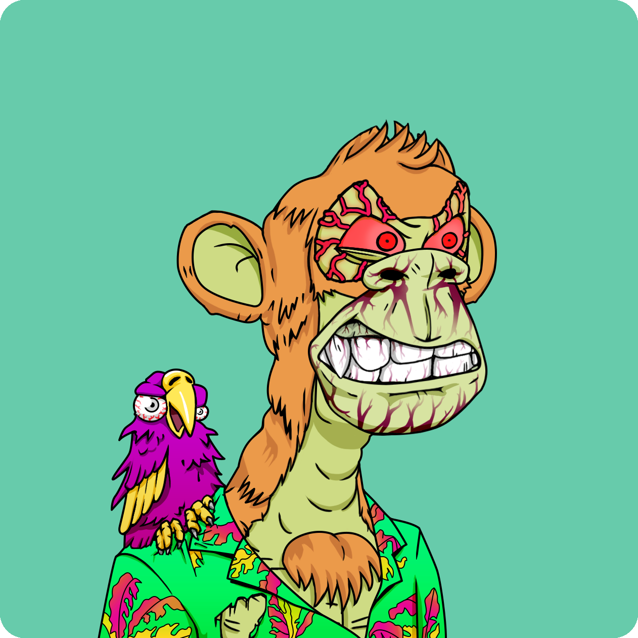 Yuga Labs - Mutant Ape Yacht Club - NFT # 7460