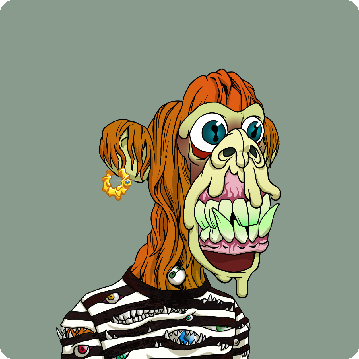 Yuga Labs - Mutant Ape Yacht Club - NFT # 3662