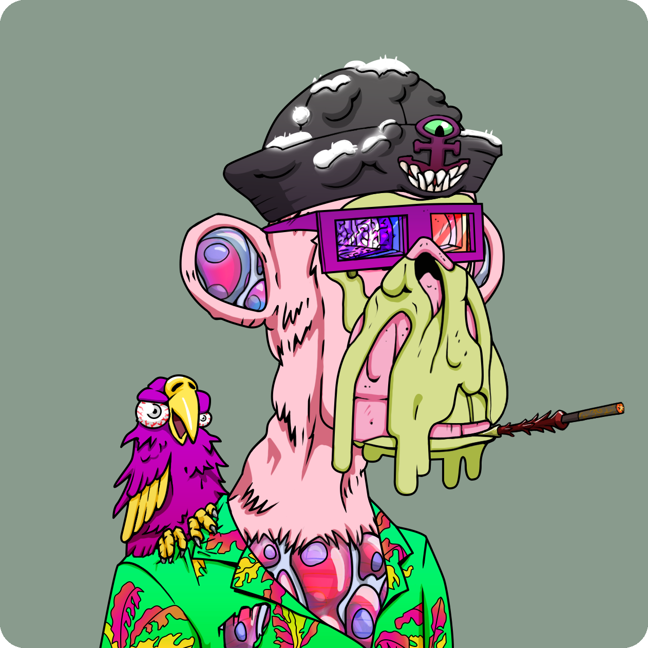 Yuga Labs - Mutant Ape Yacht Club - NFT # 3506