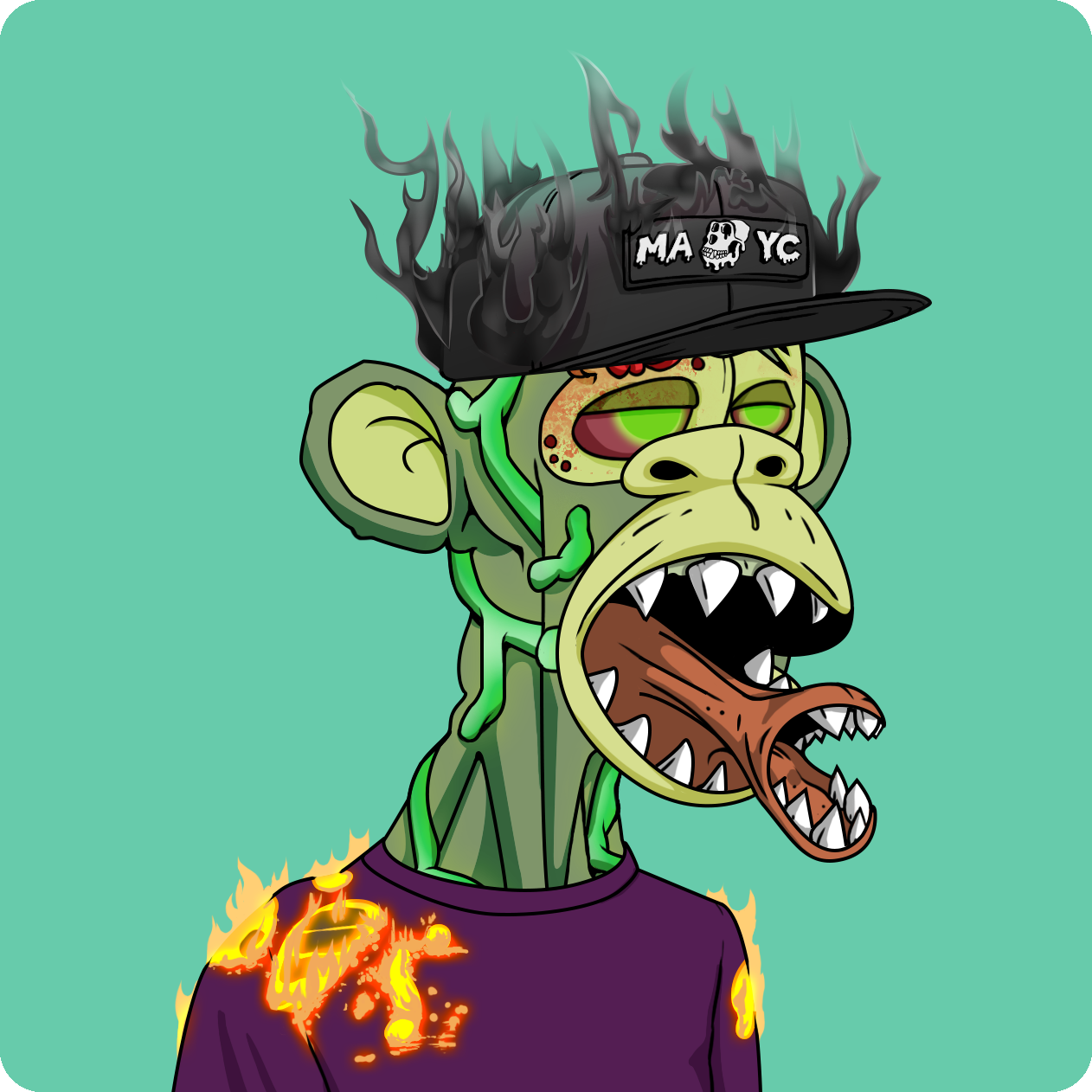 Yuga Labs - Mutant Ape Yacht Club - NFT # 3808